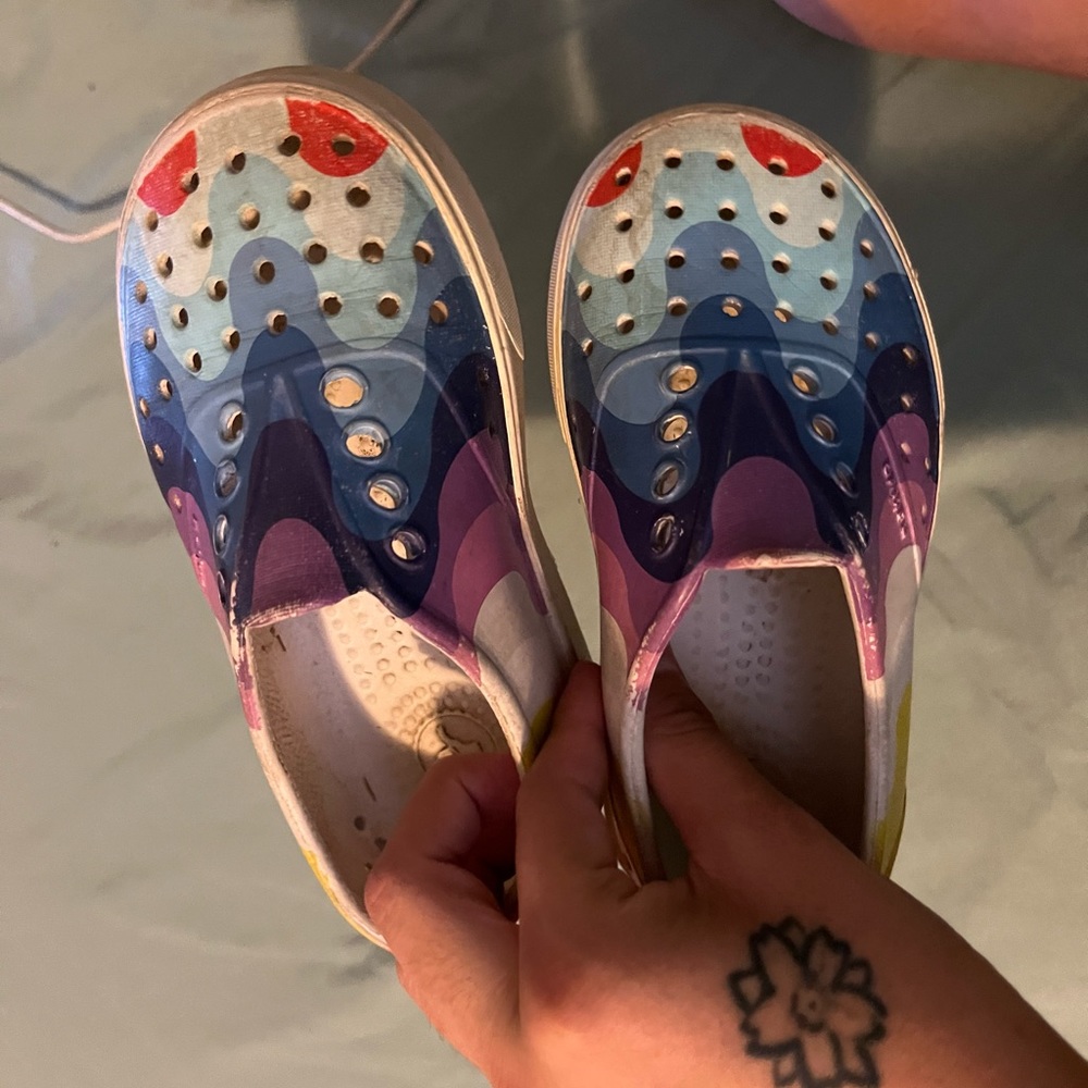 Native colorful skip ons